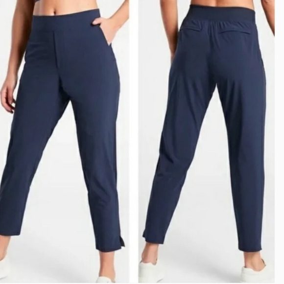 Brooklyn Ankle Pant Sz 8 Navy Blue 599 - Picture 1 of 9